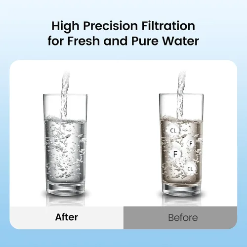Miniatura 5 de Filterlogic Filtro de agua certificado NSF/ANSI 372, repuesto para filtros negros Berkey® (BB9-2®) y filtros de fluoruro (PF-2®) Paquete combinado