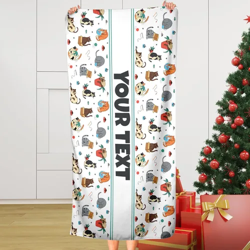 Miniatura 8 de Toalla de baño o playa personalizada para niños, unicornios rosas, nombre/texto personalizado, secado rápido/absorbente para baño de niños, regalo
