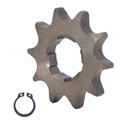 Piñón delantero para motocicleta de 420-10T-0.669 in, se adapta a 50cc 70cc 90cc 110cc 125cc 140cc 160cc Dirt Pit Bike Mini Bike ATV Quad Wheeler