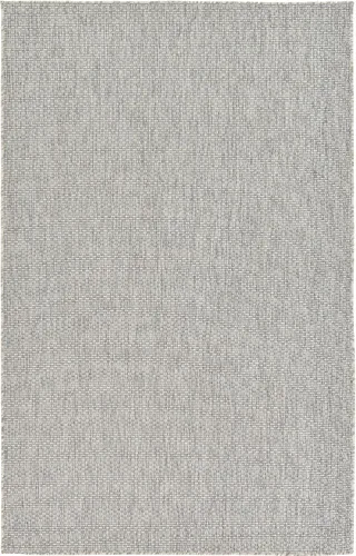 Miniatura 2 de Unique Loom Collection - Alfombra de transición informal para interiores/exteriores, de tejido plano, color gamuza ligera