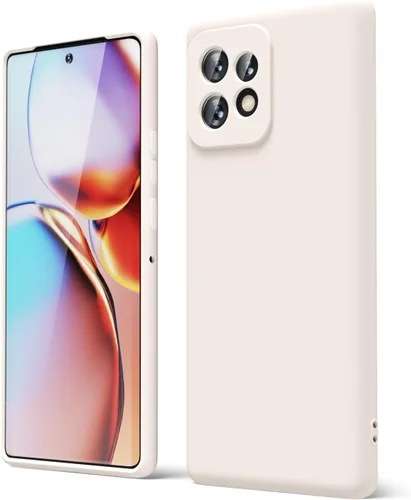 oakxco para Motorola Moto Edge Plus 2023 Funda de silicona, funda protectora de agarre delgado y suave de goma en gel para mujeres, funda estética