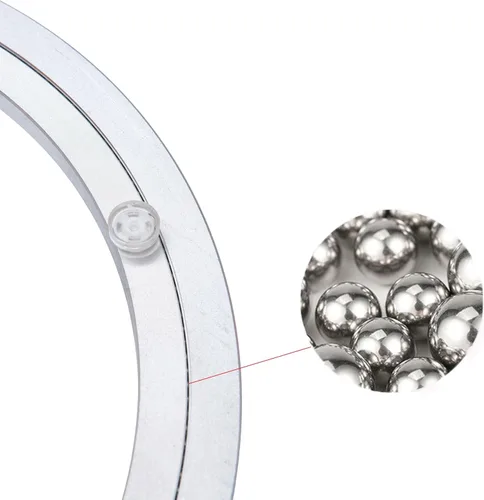 Miniatura 2 de Plataforma Giratoria de Aluminio Resistente Heavy Duty Lazy Susan con Rodamiento Giratorio Placa Giratoria Hardware para Mesa de Comedor