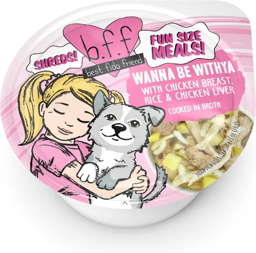 Miniatura 15 de Weruva Best Fido Friend Comidas Tamaño Divertido para Perros, Kiss Me Thrice, Taza de 2.75oz, Paquete de 12