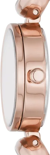 Miniatura 2 de DKNY Reloj de vestir de acero inoxidable inspirado en joyas City Link para mujer