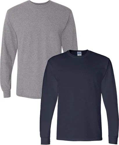 Miniatura 43 de Gildan - Camiseta DryBlend de manga larga para adulto, estilo G8400, paquete de 2