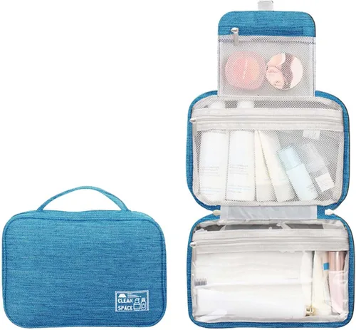 Juego de neceser para mujer, para accesorios, bolsa de maquillaje, artículos de tocador de agua, contenedor de champú, artículos de aseo de tamaño