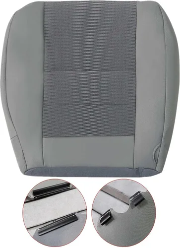 Miniatura 5 de SecosAutoparts Funda de Asiento de Reemplazo de Tela para el Lado del Conductor Delantero Inferior Gris Compatible con Ford F250 F350 F450 F550 2003
