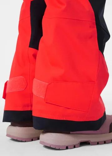 Miniatura 5 de Helly-Hansen Pantalones de esquí unisex para niños, con aislamiento, impermeables, resistentes al viento, transpirables, babero