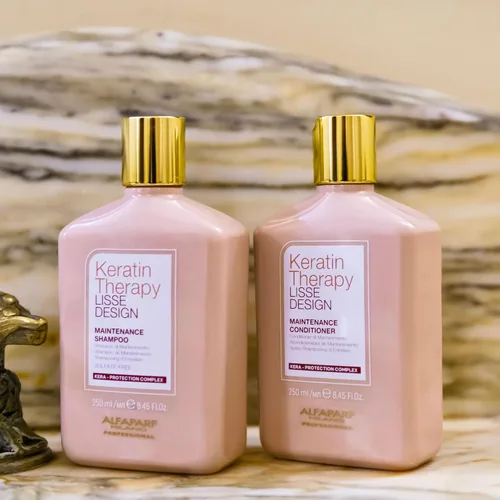 Miniatura 8 de Alfaparf Milano Lisse Design - Juego de champú y acondicionador de queratina, sin sulfatos, antiencrespamiento, mantiene y mejora el tratamiento