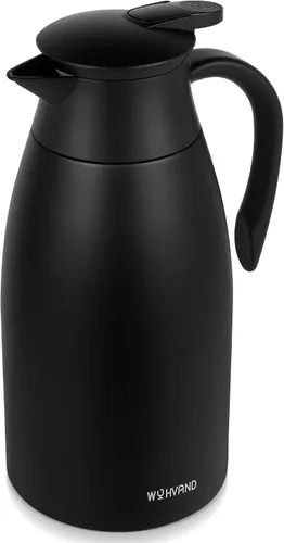 Miniatura 20 de Jarra de café de 34 onzas aisladas, jarras de café de acero inoxidable para mantener el calor, jarras térmicas a prueba de polvo para fiestas