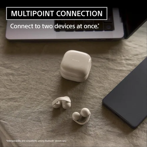 Miniatura 13 de Sony LinkBuds Clip Open-Ear Auriculares verdaderamente inalámbricos, ajuste cómodo y seguro, diseño ligero de clip, controles táctiles, conciencia