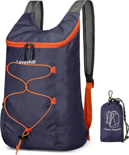Levayhill 16L Mochila ligera plegable para senderismo, mochila de día pequeña y plegable para viajes, bolsa de gimnasio ultraligera y resistente al