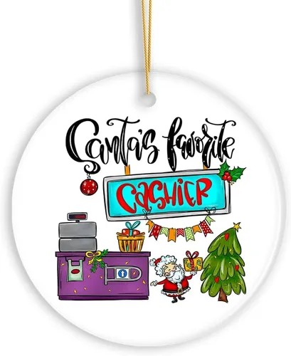 Miniatura 9 de Adorno de detallador de coche favorito de Santa, regalo de agradecimiento de Navidad para expertos en detalles de automóviles