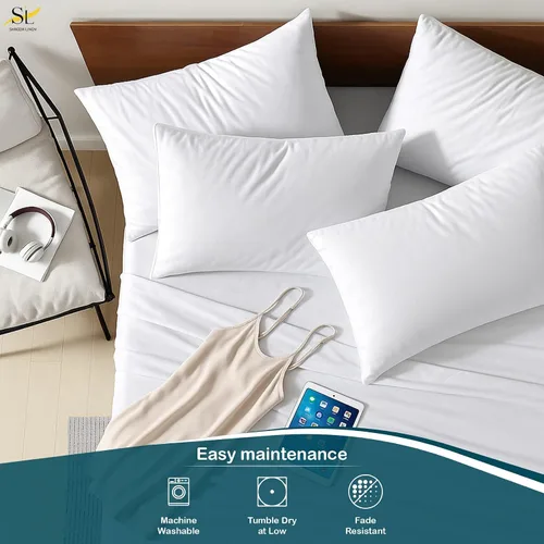 Miniatura 7 de Shreem Linen Juego de sábanas tamaño individual de 6 piezas, sábanas 100% algodón egipcio, ropa de cama de lujo de hotel, bolsillo profundo de 18
