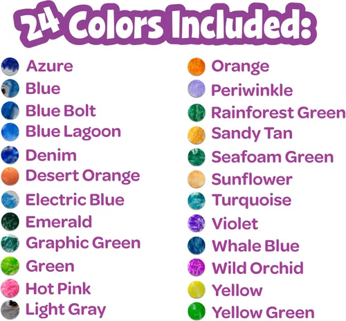 Miniatura 8 de Crayola Scribble Scrubbie Pets - Juego de recambio y expansión de marcadores - 24 marcadores lavables para niños, regalos para niñas y niños