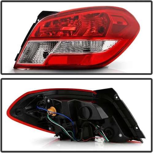Miniatura 2 de ACANII - Para Mitsubishi Mirage G4 Sedan Luz trasera roja transparente 2017 2018 2019 2020 reemplazo lado del conductor
