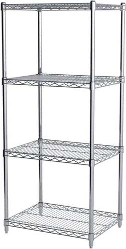 Miniatura 4 de Akro-Mils AWP54UPRIGHT - Sistema de estante vertical de alambre cromado de grado industrial certificado NSF de 54 pulgadas (paquete de 4)