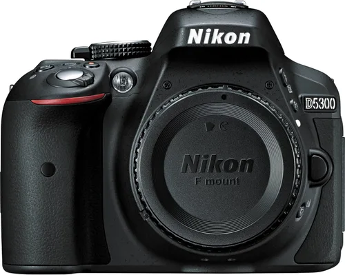 Nikon D5300 24.2 MP CMOS Cámara digital SLR con Wi-Fi incorporado y cuerpo GPS solamente (negro)