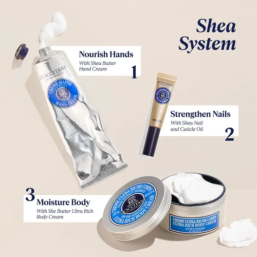 Miniatura 6 de L'OCCITANE Crema de Manos con 20% de Manteca de Karité Orgánica, Nutre y Protege las Manos Secas, de Absorción Rápida, No Grasa, Deja la Piel