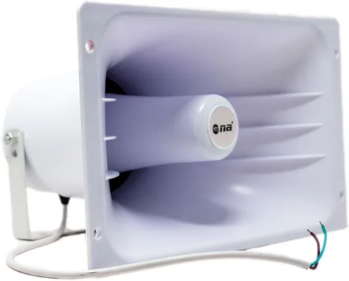 Miniatura 3 de Nippon America Bocina de alimentación TC-45 Altavoz PA de 80 vatios, blanco 11 "x 6.6