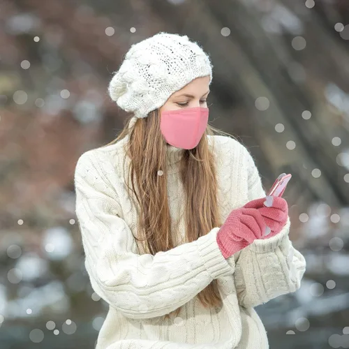 Miniatura 7 de URATOT Juego cálido de invierno con bufanda infinita y sombrero para pantalla táctil para hombres y mujeres
