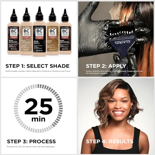 Miniatura 4 de Clairol Professional Beautiful Collection Semi-Permanent Hair Color with Zero Damage for All Hair Textures Packaging May Vary 56D Ciruela
