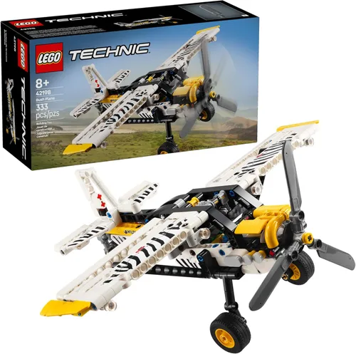 Avión de juguete LEGO Technic - Avión de juguete para construir para niños, niños y niñas, a partir de 8 años - Juego de avión modelo con hélice