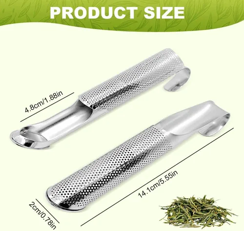 Miniatura 2 de Coladores de té para té suelto, difusor de té de acero inoxidable mejorado, infusores de té de malla extrafina para té suelto, infusor de té