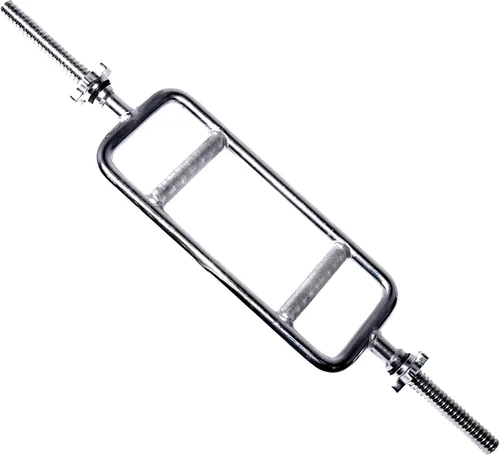 Miniatura 3 de Cap Barbell Barra de tríceps roscada estándar de 34" Múltiples opciones Negro