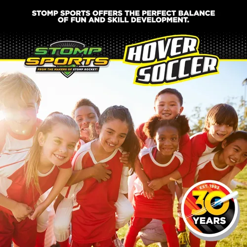 Miniatura 6 de Hover Fútbol de los creadores de Stomp Rocket – Juguetes de fútbol con luces LED y parachoques acolchados para interiores para niños y niñas de 3