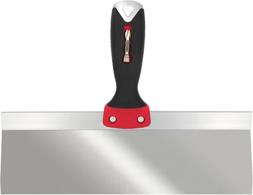 ALLWAY STKB12 Cuchillo de acero inoxidable de agarre suave con extremo de martillo y punta de destornillador, 12 pulgadas