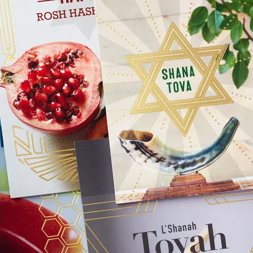 Miniatura 5 de Hallmark Tree of Life Rosh Hashanah - Surtido de tarjetas, Shana Tova (16 tarjetas con sobres)
