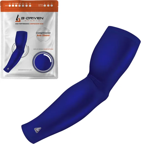 Miniatura 37 de B-Driven Sports Manga de Compresión Pro-Fit para Brazo - Deportes Atléticos Baloncesto, Fútbol, Sóftbol, Carrera, Juegos, - nan (1 unidad)