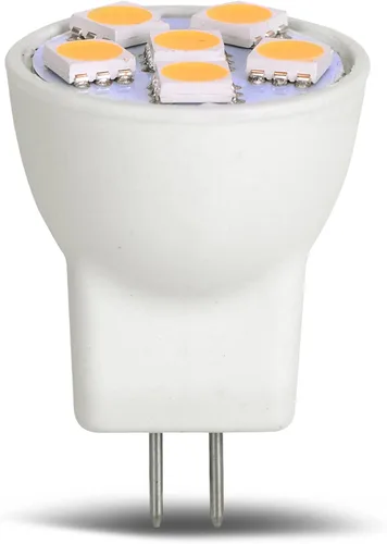 Miniatura 4 de Bombilla LED MR8 de repuesto para mini lámparas halógenas empotrables de 12 voltios, 1 pulgada de diámetro, GU4, RV, barco, cámper, yate, tren
