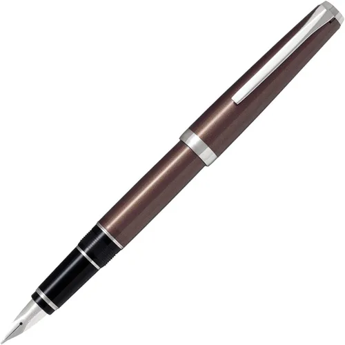 Miniatura 14 de PILOT Pluma estilográfica Metal Falcon Collection, barril negro, punta extrafina (60461)