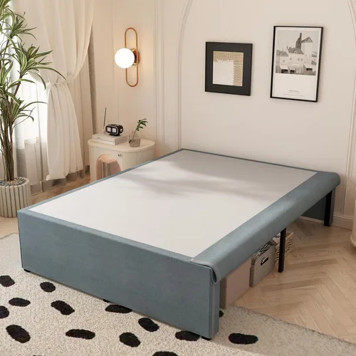Miniatura 12 de Maenizi Marco de Cama Tamaño King Sin Necesidad de Somier, Marco de Cama Plataforma King de Servicio Pesado de 8 Pulgadas Soporta Hasta 3000 Libras