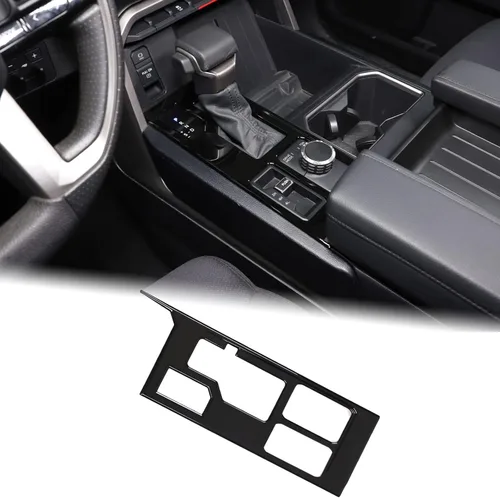 Miniatura 29 de Aunginsy Cubierta de Adhesivo del Panel de la Perilla de Cambios de la Caja de Control Central Compatible con Toyota Tundra/Sequoia 2022-2024 Coche