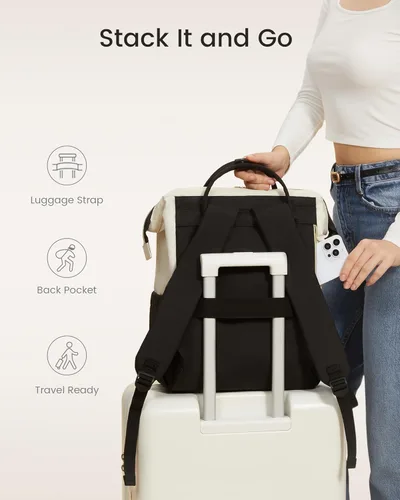 Miniatura 8 de LOVEVOOK Mochila para laptop para mujer, 15,6 pulg.