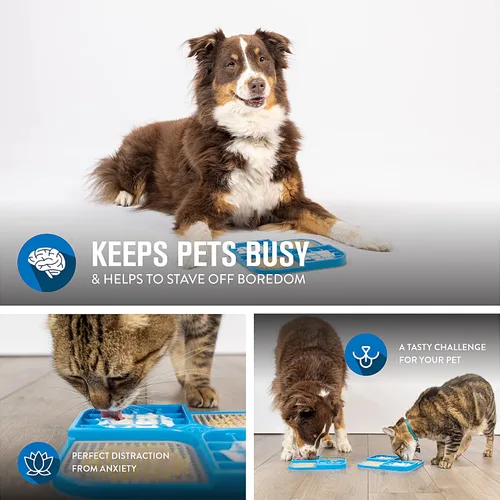 Miniatura 2 de Hyper Pet IQ Treat Lick Mat para perros y gatos Alimentador lento para perros y gatos y juguete de enriquecimiento Fabricado en Estados Unidos