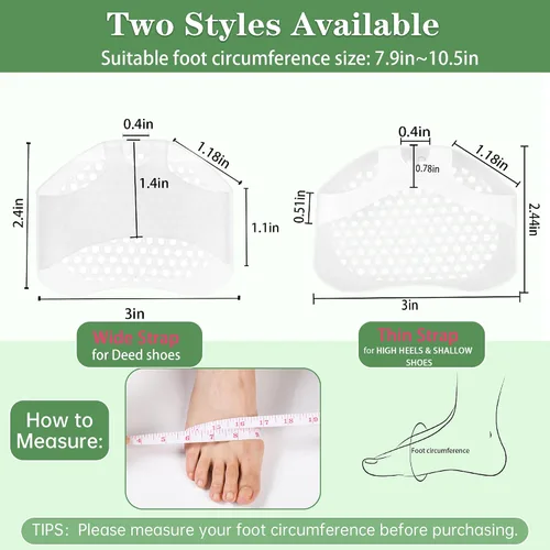 Miniatura 5 de Hoogoo Almohadillas para Dedos de los Pies, Almohadillas Metatarsianas, Almohadillas para la Bola del Pie, Alivio del Dolor de Callos y Juanetes