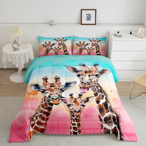 Miniatura 19 de Feelyou Juego de ropa de cama con diseño de dragón y galaxia, cielo estrellado, para niños y niñas, diseño de dragón, decoración colorida, colección