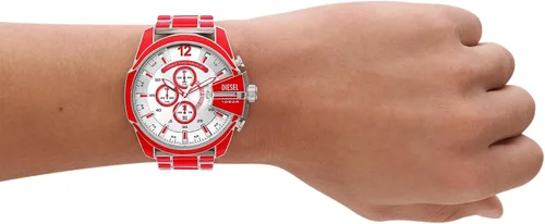 Miniatura 6 de Diesel Mega Chief Reloj de acero inoxidable para hombre con movimiento analógico o digital