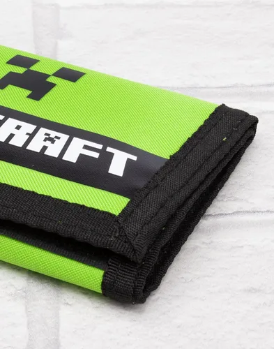 Miniatura 6 de Minecraft Billeteras Juego Negro O Verde Creeper Monedero Monedero Talla única, Verde