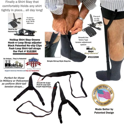 Miniatura 14 de La camisa de vestir Hold-Ups® Stay-downs se mantiene con clips antideslizantes patentados en Estados Unidos