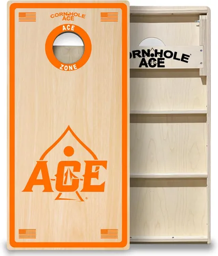 CornholeAce ACE PRO Tablas de Cornhole profesionales, sin rebote, patas anchas triples, madera contrachapada de abedul báltico de 3/4 pulgadas,