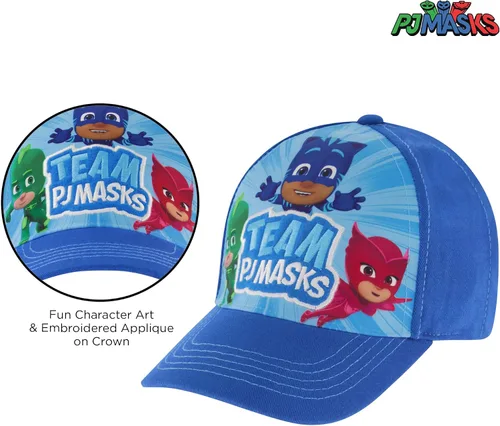 Miniatura 3 de PJ Masks Baseball Cap and Adjustable Toddler Hat 2-4 Or Boy for Kids Ages 4-7