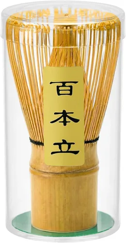 Miniatura 17 de Clay&Fire Juego de batidor de matcha, juego de matcha de cerámica, cuenco de matcha con asa y batidor, juego de té matcha de 9 piezas para amantes