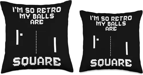 Miniatura 3 de Pixel Art 80s Arcade Video Game I'm So Retro Humor Meme Throw Pillow