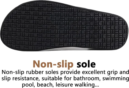Miniatura 6 de MAIITRIP Sandalias de cuero para hombre, sandalias de playa de verano