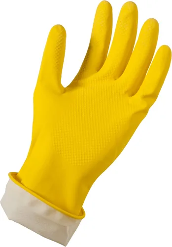 Miniatura 3 de Soft Scrub Guante doméstico de látex reutilizable amarillo